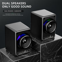 Load image into Gallery viewer, Computer USB Wired Computer Stereo Home Multifunctional Stereo, Cable Length: 1.2m, Dark Alien S-510, Dark Alien S-511