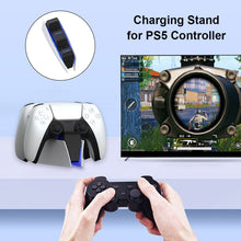 Load image into Gallery viewer, HONCAM For PS5 Gamepad Charger Dual Dock Charger, White, Black, Rose Red, Blue