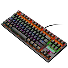Load image into Gallery viewer, ZIYOULANG K2 87 Keys Office Laptop Punk Glowing Mechanical Wired Keyboard, Cable Length: 1.5m, K2 Black, K2 White, K2 Pink, K2 Blue