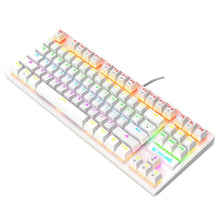 Load image into Gallery viewer, ZIYOULANG K2 87 Keys Office Laptop Punk Glowing Mechanical Wired Keyboard, Cable Length: 1.5m, K2 Black, K2 White, K2 Pink, K2 Blue