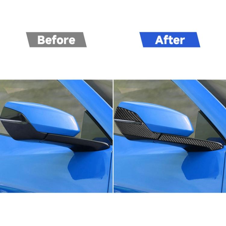 For Chevrolet Corvette C8 4pcs /Set Right-Hand Drive Rearview Mirror Anti-Scratch Sticker, Right-Hand Drive