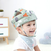 Load image into Gallery viewer, Baby Breathable Anti-fall Head Protective Cap Baby Protective Cap Toddler Bumper Cap, Spec:, Starfish, Pink Forest, Green Forest, Gray Forest, Pink Forest Antlers, Green Forest Antlers, Gray Forest Antlers, Starfish Antlers, Gray Cloud, Gray Star      ...