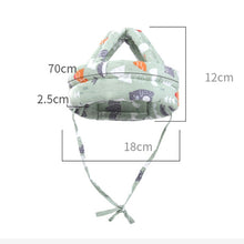 Load image into Gallery viewer, Baby Breathable Anti-fall Head Protective Cap Baby Protective Cap Toddler Bumper Cap, Spec:, Starfish, Pink Forest, Green Forest, Gray Forest, Pink Forest Antlers, Green Forest Antlers, Gray Forest Antlers, Starfish Antlers, Gray Cloud, Gray Star      ...