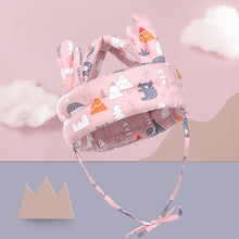 Load image into Gallery viewer, Baby Breathable Anti-fall Head Protective Cap Baby Protective Cap Toddler Bumper Cap, Spec:, Starfish, Pink Forest, Green Forest, Gray Forest, Pink Forest Antlers, Green Forest Antlers, Gray Forest Antlers, Starfish Antlers, Gray Cloud, Gray Star      ...
