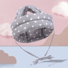 Load image into Gallery viewer, Baby Breathable Anti-fall Head Protective Cap Baby Protective Cap Toddler Bumper Cap, Spec:, Starfish, Pink Forest, Green Forest, Gray Forest, Pink Forest Antlers, Green Forest Antlers, Gray Forest Antlers, Starfish Antlers, Gray Cloud, Gray Star      ...