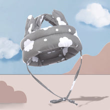 Load image into Gallery viewer, Baby Breathable Anti-fall Head Protective Cap Baby Protective Cap Toddler Bumper Cap, Spec:, Starfish, Pink Forest, Green Forest, Gray Forest, Pink Forest Antlers, Green Forest Antlers, Gray Forest Antlers, Starfish Antlers, Gray Cloud, Gray Star      ...