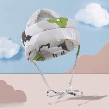 Load image into Gallery viewer, Baby Breathable Anti-fall Head Protective Cap Baby Protective Cap Toddler Bumper Cap, Spec:, Starfish, Pink Forest, Green Forest, Gray Forest, Pink Forest Antlers, Green Forest Antlers, Gray Forest Antlers, Starfish Antlers, Gray Cloud, Gray Star      ...