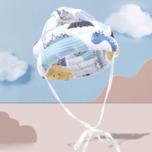 Load image into Gallery viewer, Baby Breathable Anti-fall Head Protective Cap Baby Protective Cap Toddler Bumper Cap, Spec:, Starfish, Pink Forest, Green Forest, Gray Forest, Pink Forest Antlers, Green Forest Antlers, Gray Forest Antlers, Starfish Antlers, Gray Cloud, Gray Star      ...