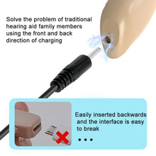 Load image into Gallery viewer, GM-301 Hearing Aid Rechargeable Sound Amplifier,Spec:, Bluetooth Model Skin Color, Bluetooth Model Blue, Without Bluetooth Blue, Without Bluetooth Skin Color, Without Bluetooth Black, With Charging Pod Blue+White, With Charging Pod Blue+Black          ...