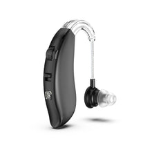 Load image into Gallery viewer, GM-301 Hearing Aid Rechargeable Sound Amplifier,Spec:, Bluetooth Model Skin Color, Bluetooth Model Blue, Without Bluetooth Blue, Without Bluetooth Skin Color, Without Bluetooth Black, With Charging Pod Blue+White, With Charging Pod Blue+Black          ...