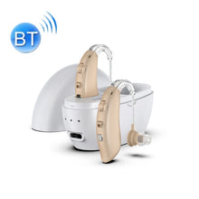Load image into Gallery viewer, GM-301 Hearing Aid Rechargeable Sound Amplifier,Spec:, Bluetooth Model Skin Color, Bluetooth Model Blue, Without Bluetooth Blue, Without Bluetooth Skin Color, Without Bluetooth Black, With Charging Pod Blue+White, With Charging Pod Blue+Black          ...