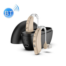 Load image into Gallery viewer, GM-301 Hearing Aid Rechargeable Sound Amplifier,Spec:, Bluetooth Model Skin Color, Bluetooth Model Blue, Without Bluetooth Blue, Without Bluetooth Skin Color, Without Bluetooth Black, With Charging Pod Blue+White, With Charging Pod Blue+Black          ...