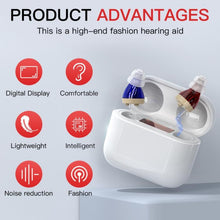 Load image into Gallery viewer, GM-912 Digital Hearing Aid Sound Amplifier With Digital Display Charging Compartment