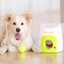 Load image into Gallery viewer, AFP Tennis Food Reward Machine Leaky Feeder Dog Smart Feeding Machine Toy, Green+1 Ball