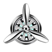 Load image into Gallery viewer, Car Air Outlet Perfume Aromatherapy Swivel Fan, Black Without Light, Silver Without Light, Red Without Light