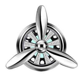 Car Air Outlet Perfume Aromatherapy Swivel Fan, Black Without Light, Silver Without Light, Red Without Light