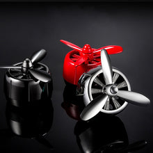 Load image into Gallery viewer, Car Air Outlet Perfume Aromatherapy Swivel Fan, Black Without Light, Silver Without Light, Red Without Light