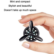Load image into Gallery viewer, Car Air Outlet Perfume Aromatherapy Swivel Fan, Black Without Light, Silver Without Light, Red Without Light