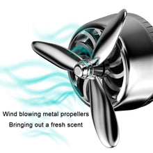 Load image into Gallery viewer, Car Air Outlet Perfume Aromatherapy Swivel Fan, Black Without Light, Silver Without Light, Red Without Light