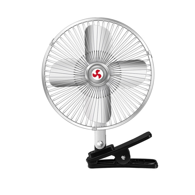 Car Powerful Fixing Clip Cooling High Wind Power Electric Fan, Specification:, 10 inch Metal 12V, 10 inch Metal 24V, 8 inch Black 12V, 8 inch Black 24V, 8 inch Metal 12V, 8 inch Metal 24V, 10 inch Black 12V, 10 inch Black 24V, 6 inch Black 12V         ...