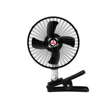 Load image into Gallery viewer, Car Powerful Fixing Clip Cooling High Wind Power Electric Fan, Specification:, 10 inch Metal 12V, 10 inch Metal 24V, 8 inch Black 12V, 8 inch Black 24V, 8 inch Metal 12V, 8 inch Metal 24V, 10 inch Black 12V, 10 inch Black 24V, 6 inch Black 12V         ...