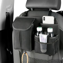 Load image into Gallery viewer, DE RAN FU Flip Fur Car Seat BackTissue Box Storage Hanging Bag With Hook, 1122 Blue, 1122 Brown, 1122 Black, 1122 Grey
