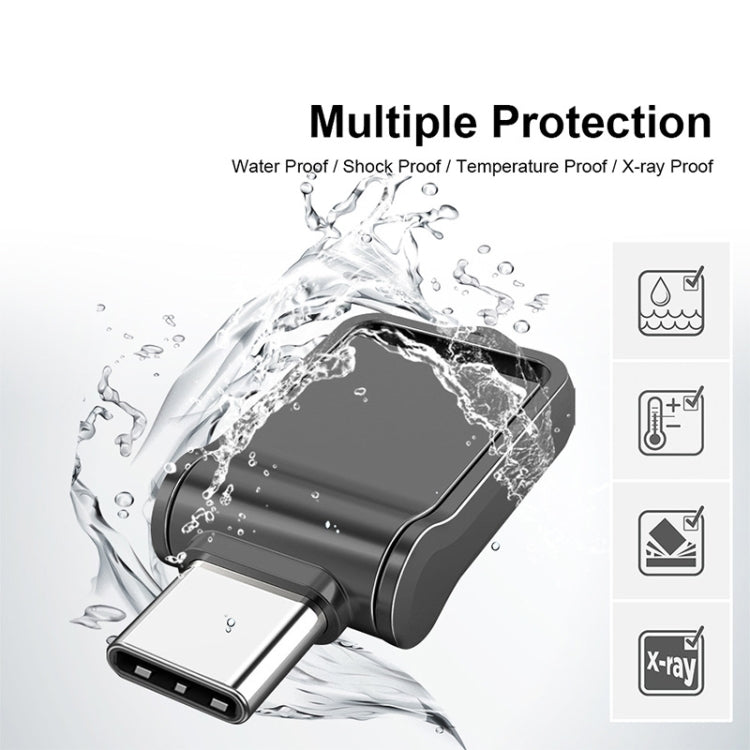 USB 2.0 + Type-C/USB-C High Speed ??Mini Computer and Phone Dual-purpose Rotary U Disk, Type-C2.0 16GB, Type-C2.0 32GB, Type-C2.0 64GB, Type-C2.0 128GB