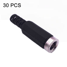 Load image into Gallery viewer, 30 PCS Assembled Solder Wire DC Female Head, DC 2.1mm, DC 2.5mm