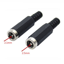 Load image into Gallery viewer, 30 PCS Assembled Solder Wire DC Female Head, DC 2.1mm, DC 2.5mm