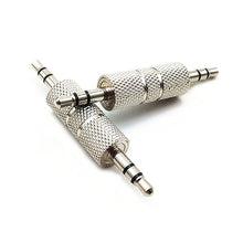 Load image into Gallery viewer, 3pcs Metal 3.5mm Audio Male To Male Straight Through Adaptor