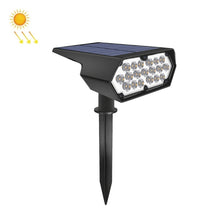 Load image into Gallery viewer, 19LED Solar Plug-in Lawn Spotlight Garden Villa Lighting Wall Lamp