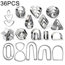 Load image into Gallery viewer, 36 In 1  Stainless Steel Polymer Clay Earring Cutters Baking Mould, 36 In 1