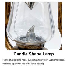 Load image into Gallery viewer, 200802 Retro Solar Kerosene Lamp Shape Handheld Lamp Home Decor Flame Lamp, Bronze, Gold, Silver, Rusty, Red