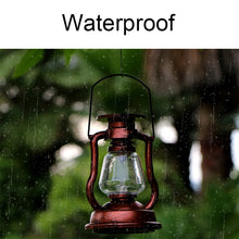 Load image into Gallery viewer, 200802 Retro Solar Kerosene Lamp Shape Handheld Lamp Home Decor Flame Lamp, Bronze, Gold, Silver, Rusty, Red