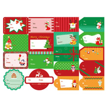 Load image into Gallery viewer, 1set 72pcs/set  Christmas Stickers Gift Bag Packaging Box Closure Stickers