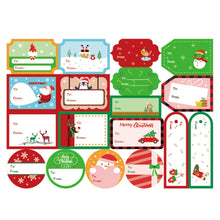 Load image into Gallery viewer, 1set 72pcs/set  Christmas Stickers Gift Bag Packaging Box Closure Stickers