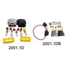 Motorbike Connectors Motorcycle Rectifier Pair Plugs, 2001.1D, 2001.1DB