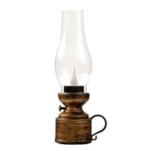 Load image into Gallery viewer, Retro Luminous Kerosene Lamp Christmas Simulation Oil Lamp Decoration, Spec:, Water-drop (Bronze), Water-drop (Black), Water-drop (White), Shaking (Bronze), Shaking (Black), Shaking (White)