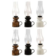 Load image into Gallery viewer, Retro Luminous Kerosene Lamp Christmas Simulation Oil Lamp Decoration, Spec:, Water-drop (Bronze), Water-drop (Black), Water-drop (White), Shaking (Bronze), Shaking (Black), Shaking (White)