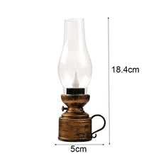 Load image into Gallery viewer, Retro Luminous Kerosene Lamp Christmas Simulation Oil Lamp Decoration, Spec:, Water-drop (Bronze), Water-drop (Black), Water-drop (White), Shaking (Bronze), Shaking (Black), Shaking (White)