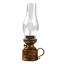 Load image into Gallery viewer, Retro Luminous Kerosene Lamp Christmas Simulation Oil Lamp Decoration, Spec:, Water-drop (Bronze), Water-drop (Black), Water-drop (White), Shaking (Bronze), Shaking (Black), Shaking (White)