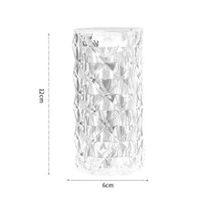 Load image into Gallery viewer, 2 PCS SF-001A 1.5V Rose Ambient Light Bedside Crystal LED Desk Lamp, 2 PCS  Yellow Light Without Humidifier, 2 PCS  White Light Without Humidifier