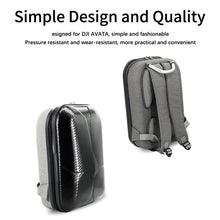 Load image into Gallery viewer, For DJI Avata Carbon Fiber Backpack Shockproof And Waterproof Bag, For DJI Avata Carbon Fiber Backpack