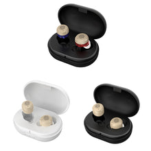 Load image into Gallery viewer, GM-902 Wireless Magnetic Charging Hearing Aids Elderly Sound Amplifier, (Red Blue+Black), (Skin-color+White), (Skin-color+Black)