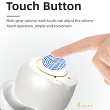 Load image into Gallery viewer, GM-902 Wireless Magnetic Charging Hearing Aids Elderly Sound Amplifier, (Red Blue+Black), (Skin-color+White), (Skin-color+Black)