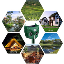 Load image into Gallery viewer, RC546 Outdoor Smart Solar Animal Ultrasonic Repellers, RC546