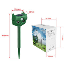 Load image into Gallery viewer, RC-543 Outdoor Solar Dog Repellent Infrared Ultrasonic Animal Bird Repellers, RC-543