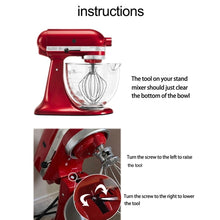 Load image into Gallery viewer, Stainless Steel Accessories, For KitchenAid 5QT Mixer Head, For KitchenAid  6QT Mixer Head, For KitchenAid Stand Mixer 5QT  Whip Whisk, For Kitchenaid Stand Mixer 5QT Dough Hook, For KitchenAid Stand Mixer 6QT Whip Whisk                                ...