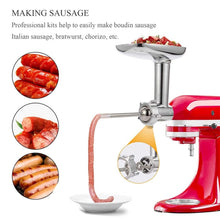 Load image into Gallery viewer, For Kitchenaid Porking Enemy Accessories Dough Maker Grinder Meat Universal Set, Grinder Meat Set (Silver Gray)