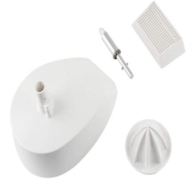 4-Piece Citrus Juicer Attachment Set for KitchenAid Stand Mixers Includes Reamer, Pulp Filter Basket & Base, For KitchenAid 4.5QT/5QT